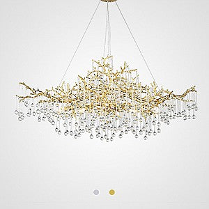 WATERDROPS WIDE Chandelier by Lampadom