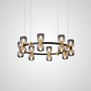 WENDEL Ring Chandelier by Lampadom