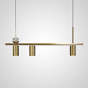 WILLinear Chandelier by Lampadom