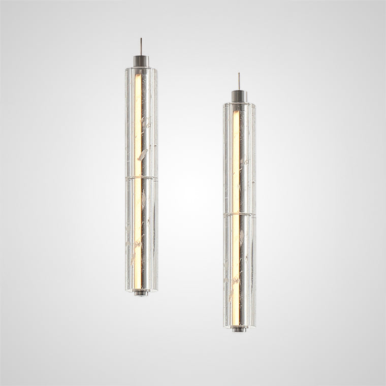 WILNER Linear Chandelier by Lampadom - angle view