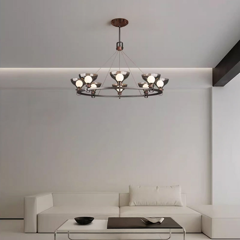 WOLFGANG Ring Chandelier by Lampadom - side view