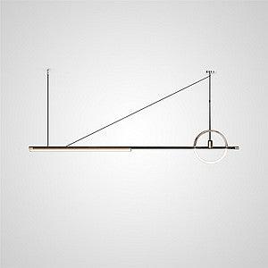 ZODIAC Linear Chandelier by Lampadom