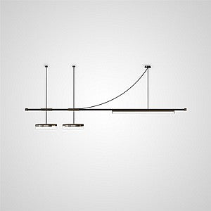 ZODIAC ARCH Linear Chandelier by Lampadom