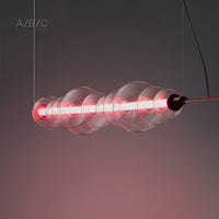 ZOOM Linear Chandelier by Lampadom - top view