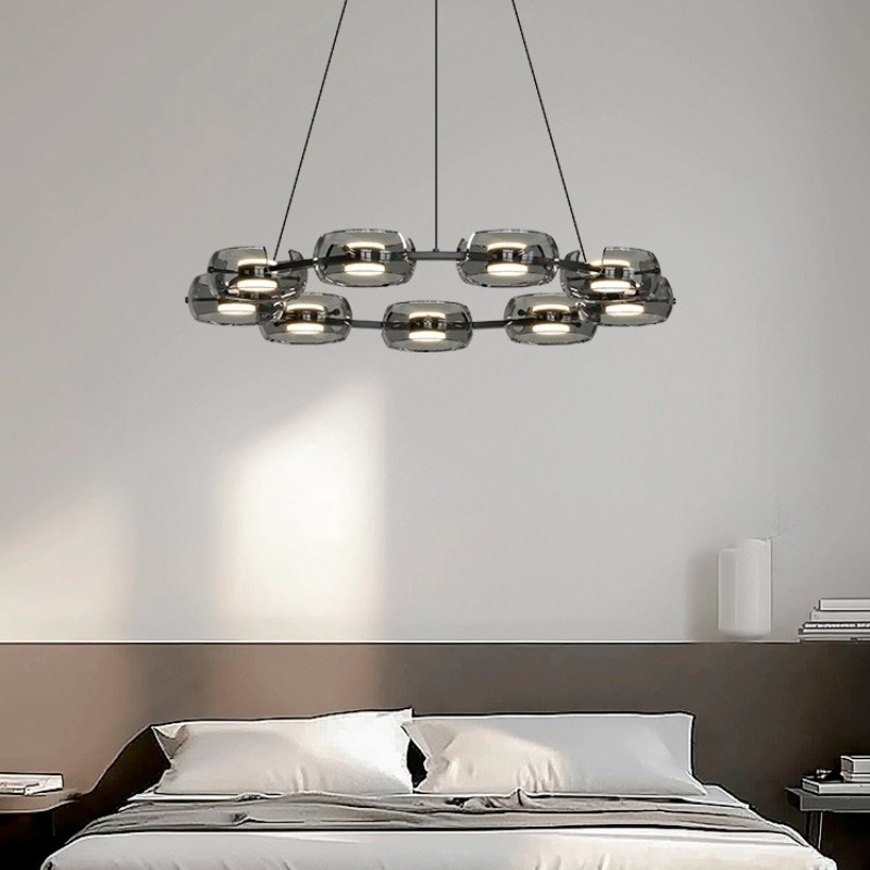 DEVON RING Chandelier by Lampadom - ambient shot