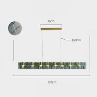 DEXTER Linear Chandelier by Lampadom - scale reference