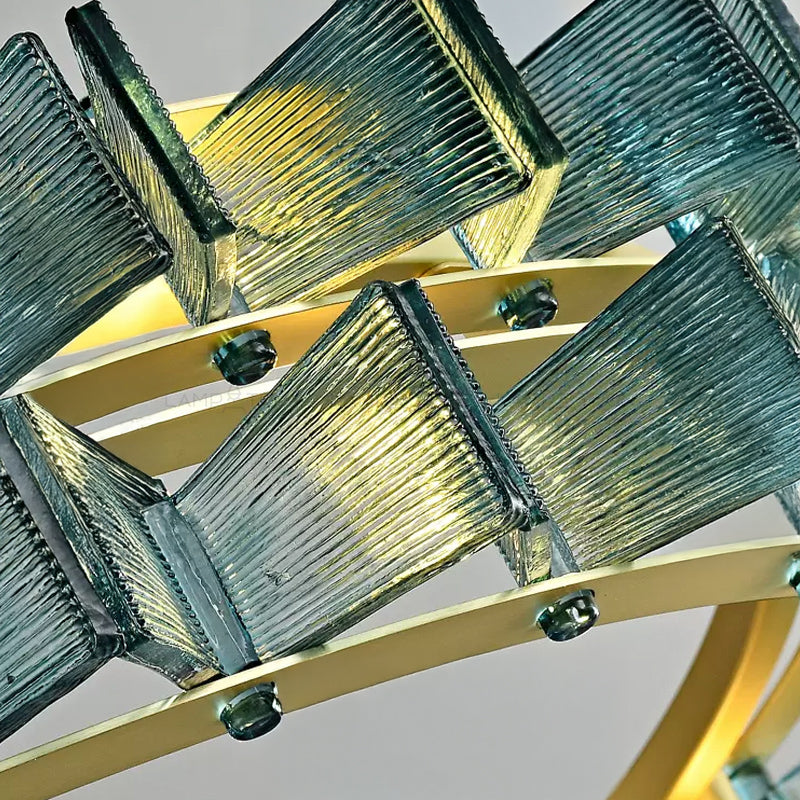 DEXTER Linear Chandelier by Lampadom - top view
