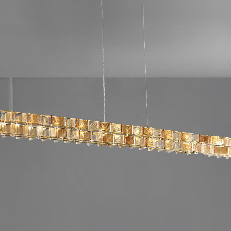 DEXTER Linear Chandelier by Lampadom - top view