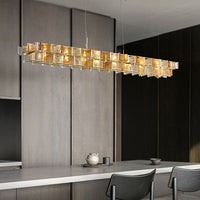 DEXTER Linear Chandelier by Lampadom - detail view