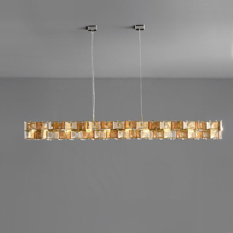DEXTER Linear Chandelier by Lampadom - ambient shot