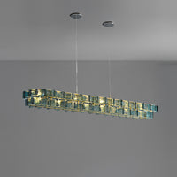 DEXTER Linear Chandelier by Lampadom - angle view