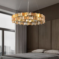 DEXTER Ring Chandelier by Lampadom - side view