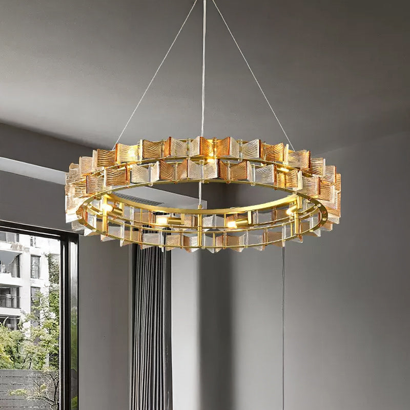 DEXTER Ring Chandelier by Lampadom - detail view