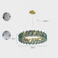 DEXTER Ring Chandelier by Lampadom - ambient shot