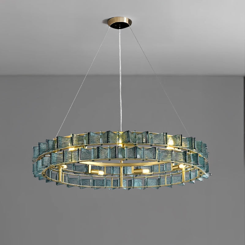 DEXTER Ring Chandelier by Lampadom - side view