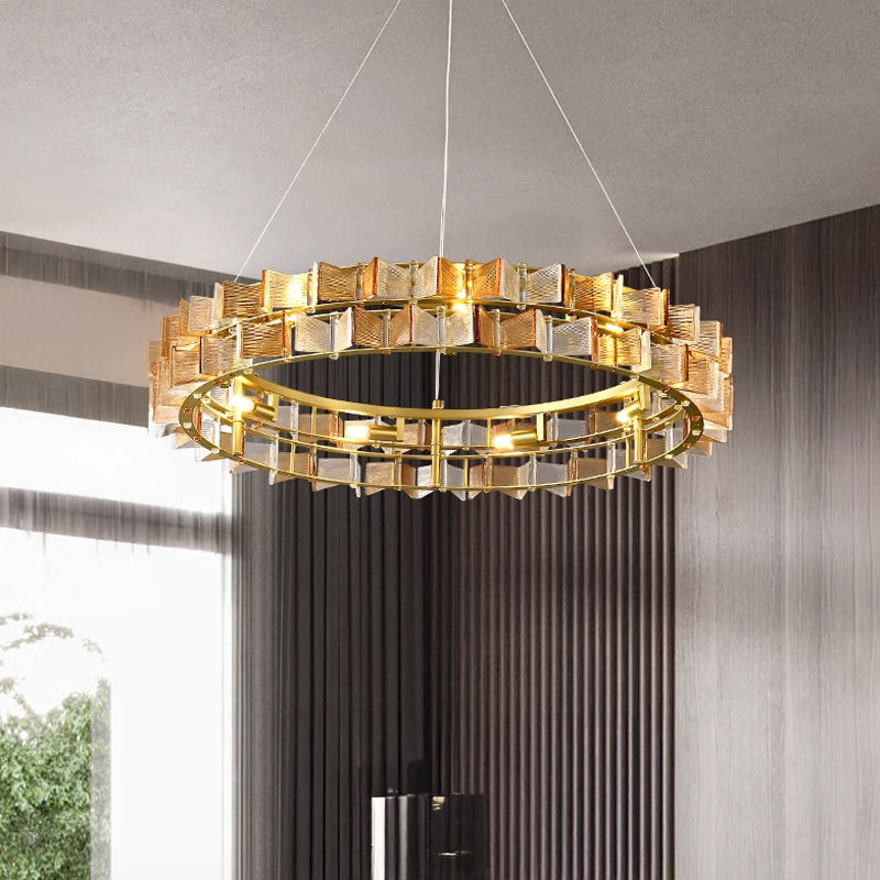 DEXTER Ring Chandelier by Lampadom - top view