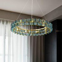DEXTER Ring Chandelier by Lampadom - scale reference