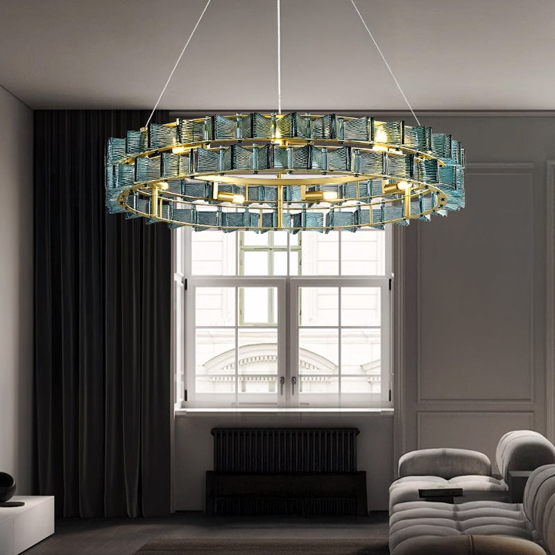 DEXTER Ring Chandelier by Lampadom - scale reference