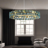 DEXTER Ring Chandelier by Lampadom - scale reference