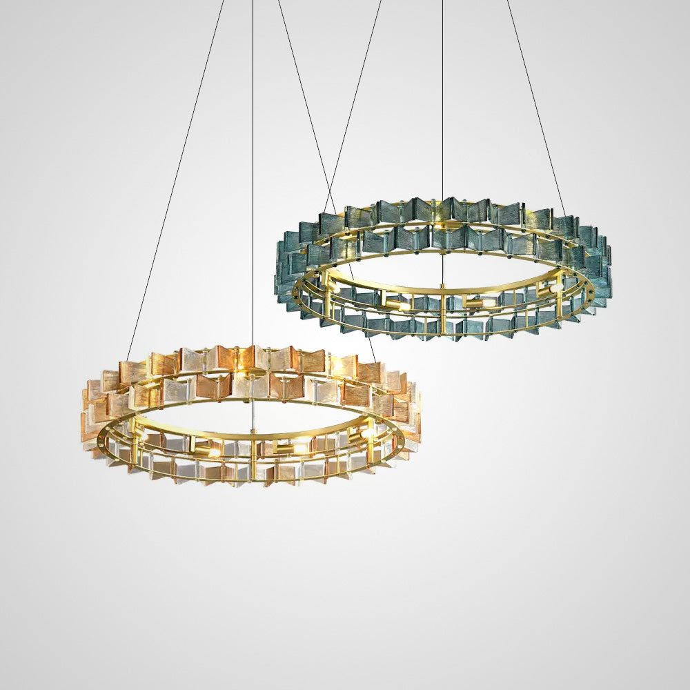 DEXTER Ring Chandelier by Lampadom - top view