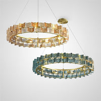 DEXTER Ring Chandelier by Lampadom - angle view