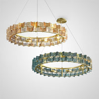 DEXTER Ring Chandelier by Lampadom - close-up