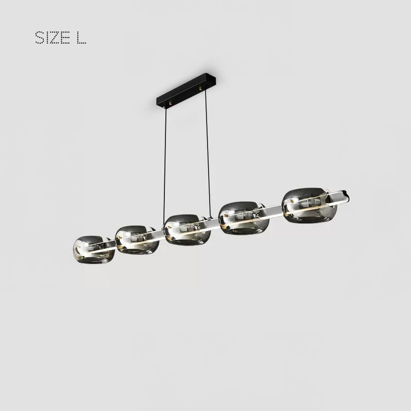 DILAN Linear Chandelier by Lampadom - scale reference