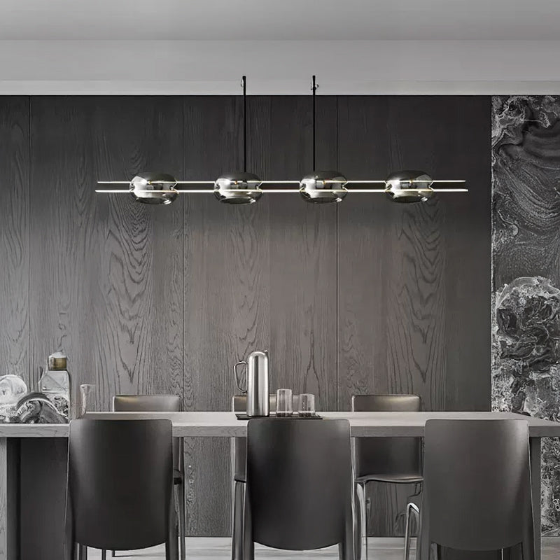 DILAN Linear Chandelier by Lampadom - detail view
