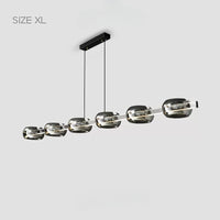 DILAN Linear Chandelier by Lampadom - close-up