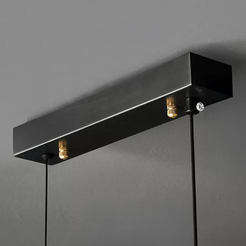 DILAN Linear Chandelier by Lampadom - side view