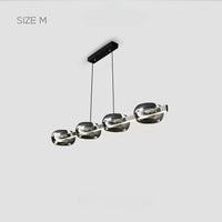 DILAN Linear Chandelier by Lampadom - angle view