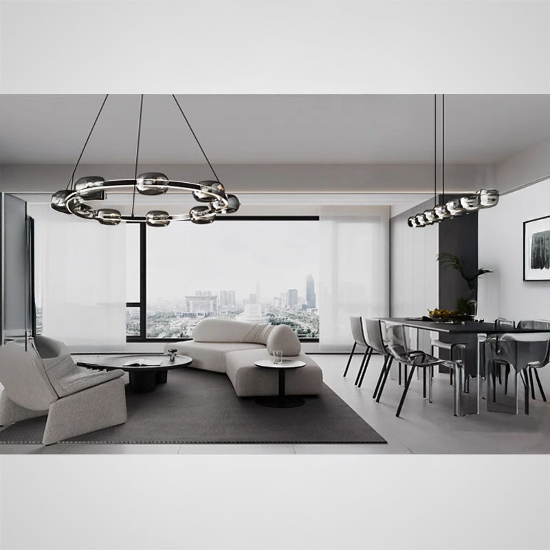 DILAN Linear Chandelier by Lampadom - ambient shot