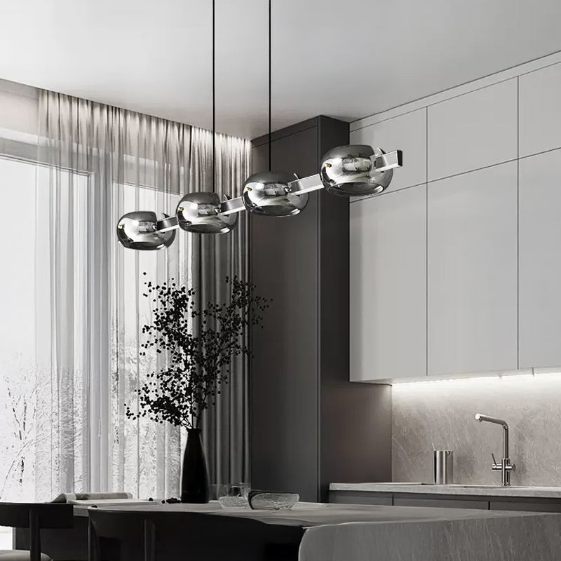 DILAN Linear Chandelier by Lampadom - close-up
