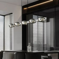 DILAN Linear Chandelier by Lampadom - side view