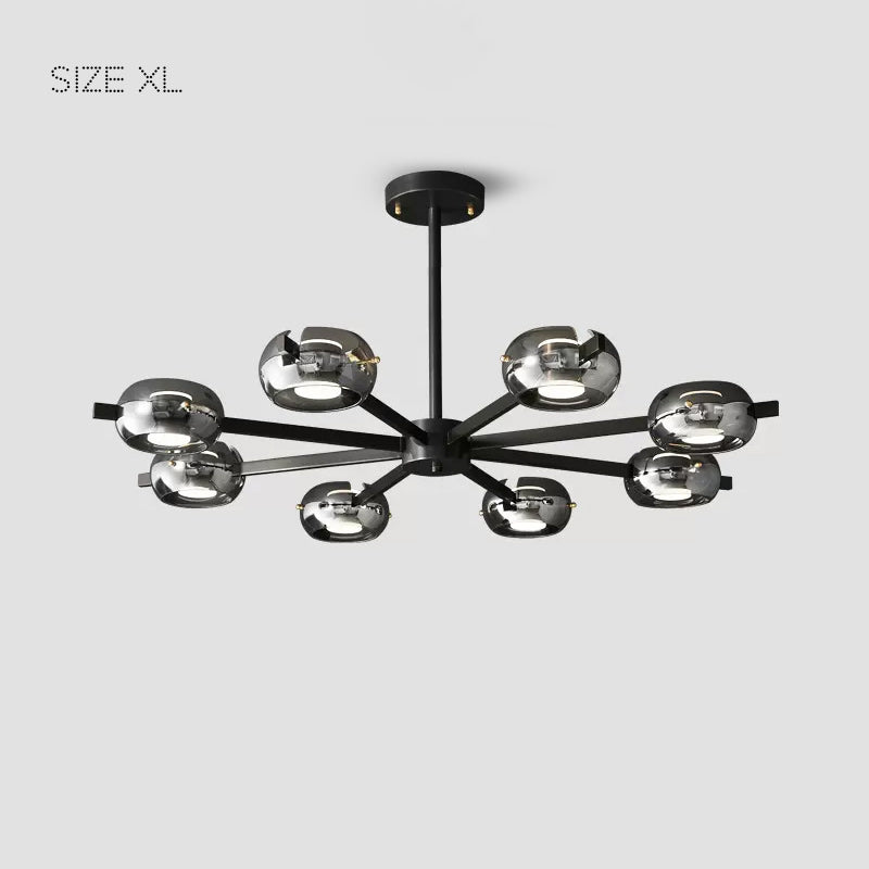 DILAN Chandelier by Lampadom - side view