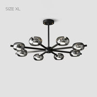 DILAN Chandelier by Lampadom - side view