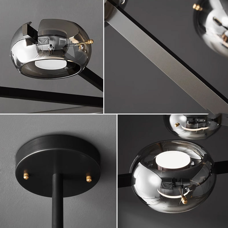 DILAN Chandelier by Lampadom - scale reference