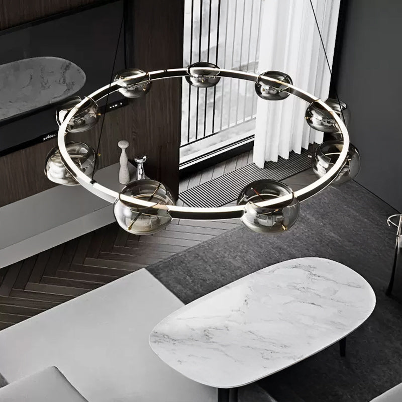 DILAN Ring Chandelier by Lampadom - detail view