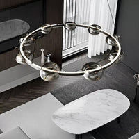DILAN Ring Chandelier by Lampadom - angle view
