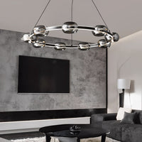 DILAN Ring Chandelier by Lampadom - close-up