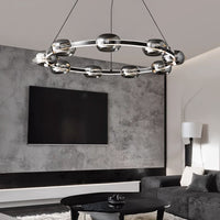 DILAN Ring Chandelier by Lampadom - top view