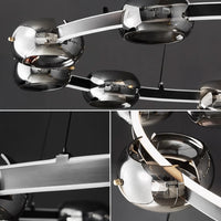 DILAN Ring Chandelier by Lampadom - detail view