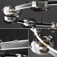 DILAN Ring Chandelier by Lampadom - top view