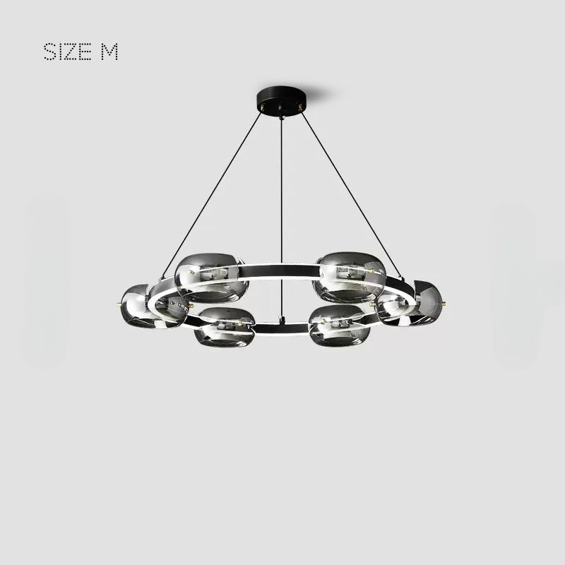 DILAN Ring Chandelier by Lampadom - angle view