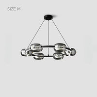 DILAN Ring Chandelier by Lampadom - angle view