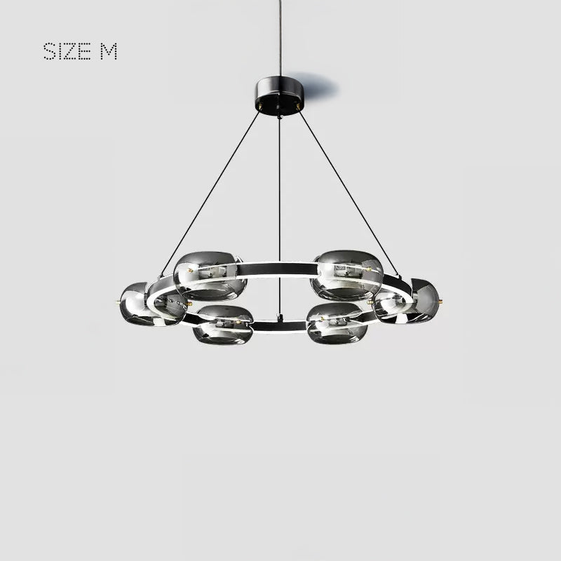 DILAN Ring Chandelier by Lampadom - top view