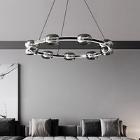 DILAN Ring Chandelier by Lampadom - ambient shot