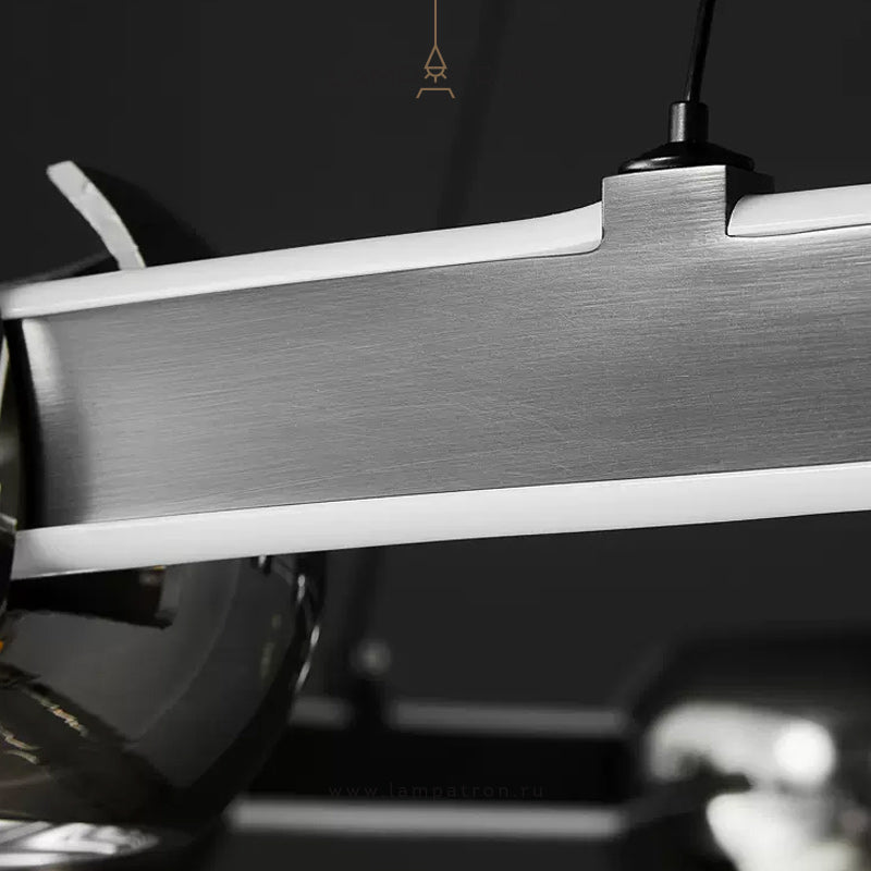 DILAN Ring Chandelier by Lampadom - close-up