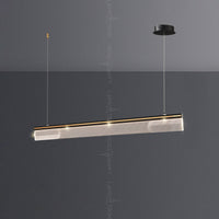 DILEMMA Linear Chandelier by Lampadom - scale reference