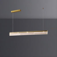 DILEMMA Linear Chandelier by Lampadom - side view